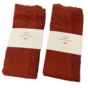 Nwt Zara Home Cloth Napkins